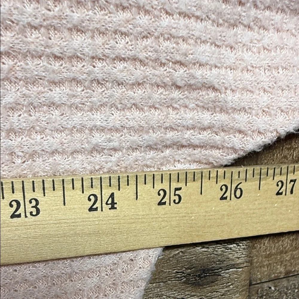 We The Free Oversized Cowl Neck Long Sleeve Sweater Waffle Knit Women's Size S‎
